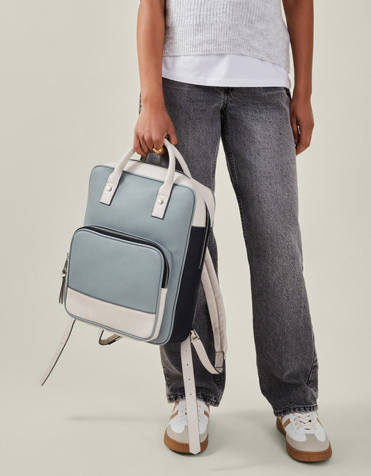 Faux Leather Bucket Bag 