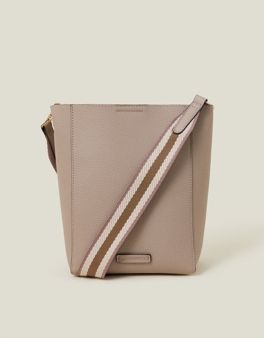 Faux Leather Bucket Bag 