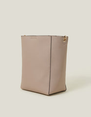 Faux Leather Bucket Bag 