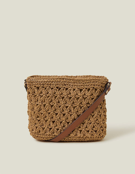 CLASSIC RAFFIA CROSS BODY