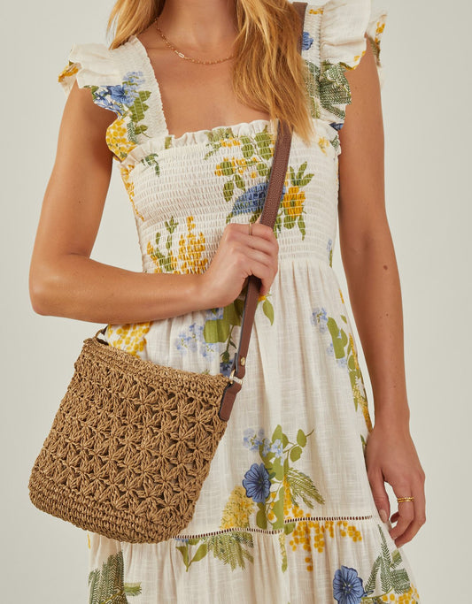 CLASSIC RAFFIA CROSS BODY