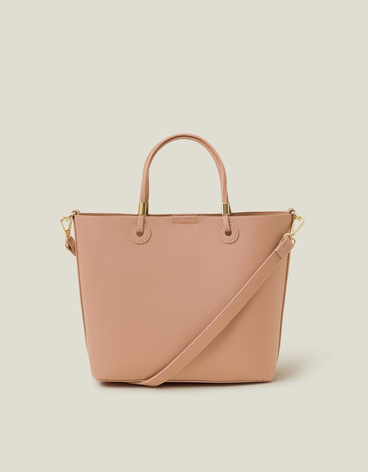 Smooth Faux Leather Handbag