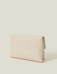 Patent Fold-Over Clutch Bag