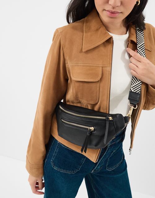 Sling Crossbody Bag Black
