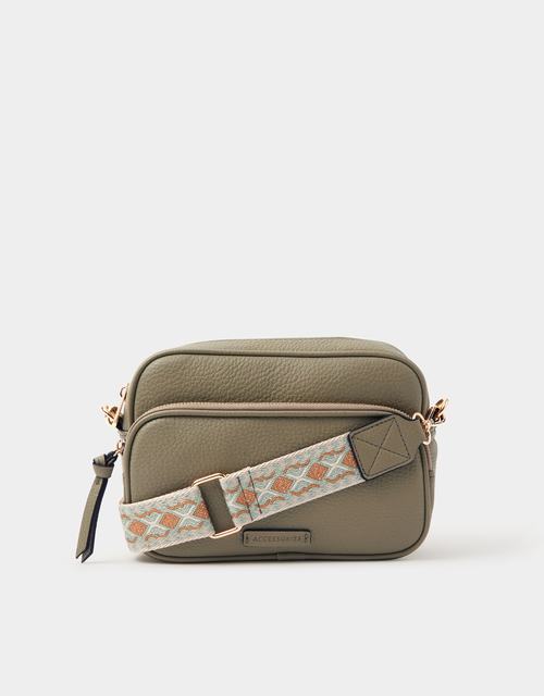 Double Zip Camera Bag Green