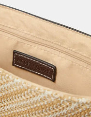 Woven Crossbody Bag Brown