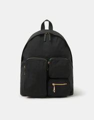 Multi-Pocket Nylon Backpack