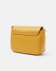 Sun Faux Leather Crossbody Bag