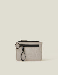 Quilted Nylon Card Holder