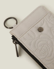 Quilted Nylon Card Holder