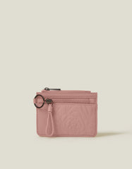 Quilted Nylon Card Holder