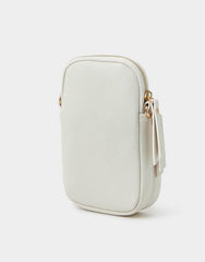 Webbing Strap Phone Bag Cream