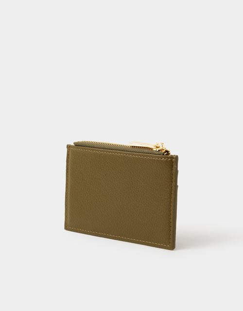 Floral Embroidered Card Holder
