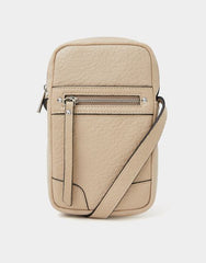 Faux Leather Crossbody Phone Bag