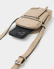 Faux Leather Crossbody Phone Bag