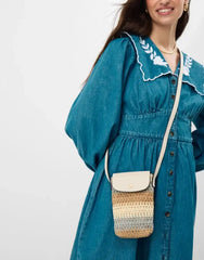 Raffia Phone Bag