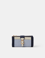 Stripe Buckle Purse