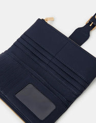 Stripe Buckle Purse