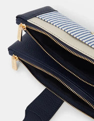 Stripe Buckle Purse