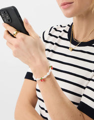 Cherry Pearl Phone Charm