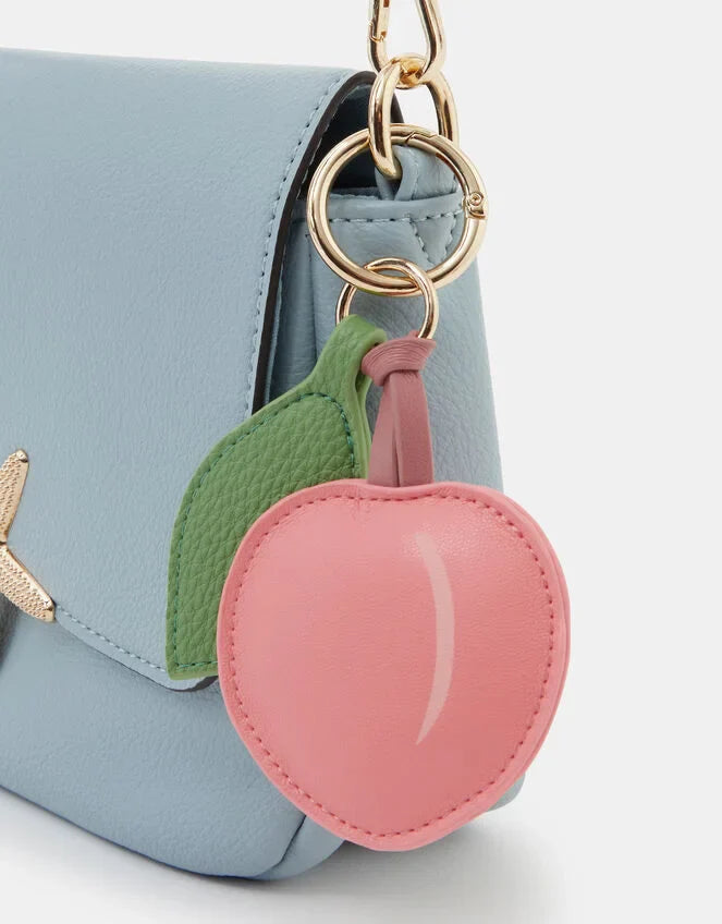 Peach Bag Charm