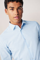 Regular Fit Single Cuff Easy Care Shirts 2 Pack