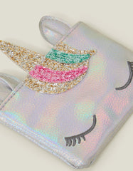 Girls Iridescent Unicorn Purse