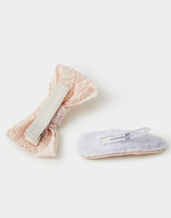 Girls Flower Broderie Hair Clip Set