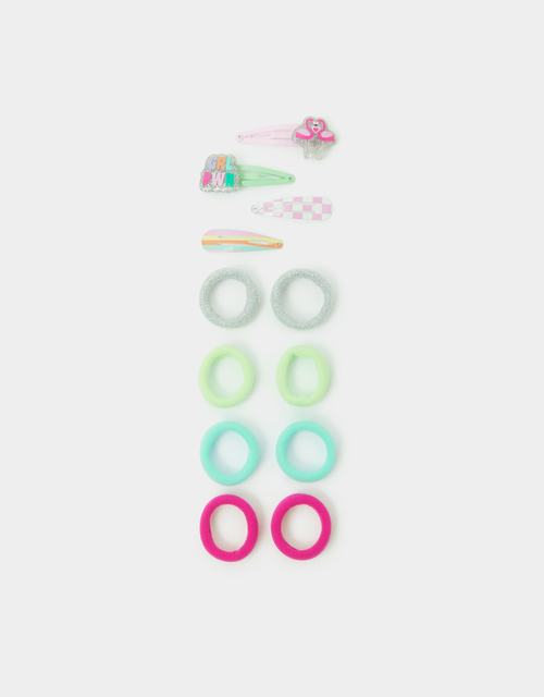 Girls Glitter Hair Band & Clip Set