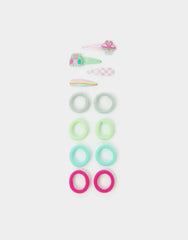 Girls Glitter Hair Band & Clip Set