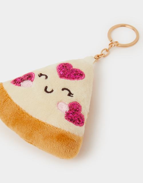 Girls Pizza Bag Charm