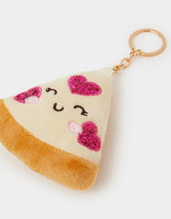 Girls Pizza Bag Charm