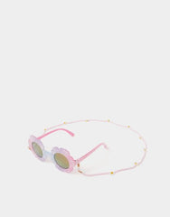 Girls Flower Sunglasses Set