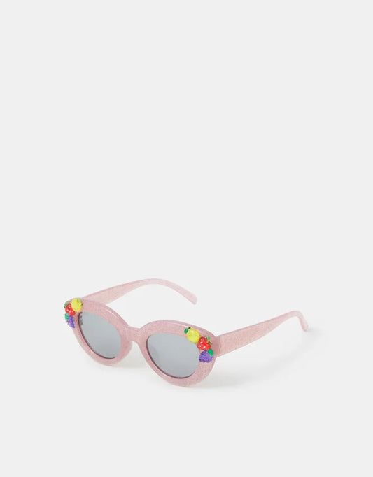Girls Glitter Fruit Cat Eye Sunglasses