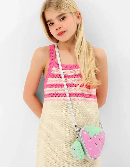 Girls Strawberry Bag & Lime Purse