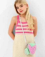 Girls Strawberry Bag & Lime Purse
