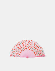 Girls Cherry Print Foldable Fan
