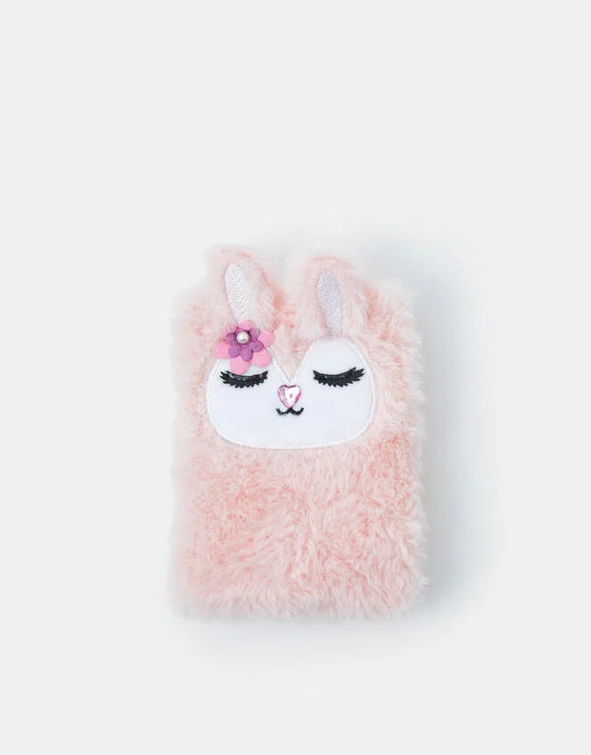 Girls Fluffy Bunny Notebook