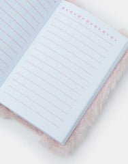 Girls Fluffy Bunny Notebook