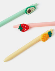 3-Pack Girls Fruit Scented Pens