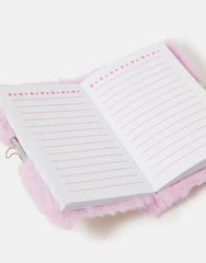 Girls Fluffy Capybara Lockable Journal
