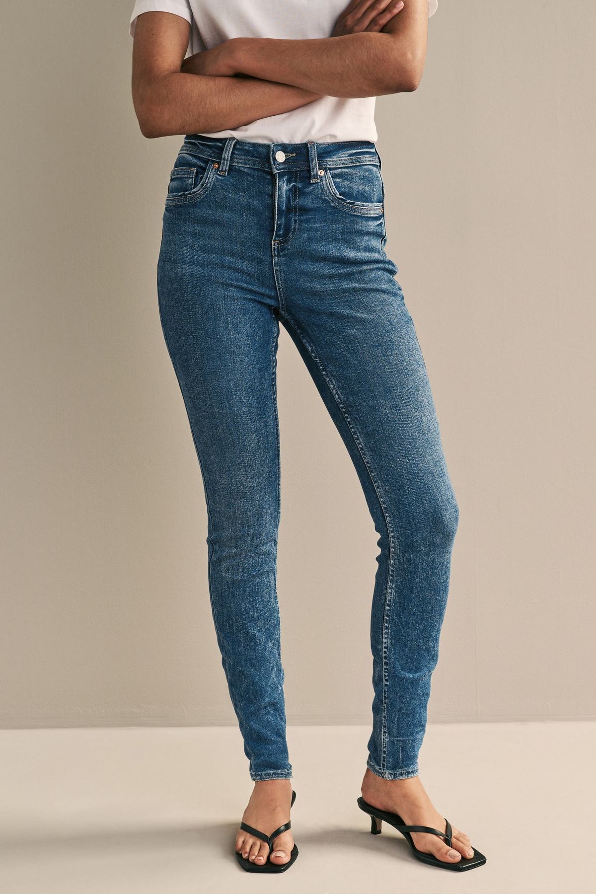 Denim Dark Blue Super Soft Skinny Jeans