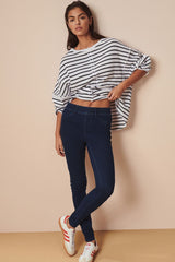 Rinse Blue Jersey Denim Leggings