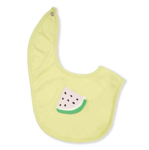 Sweet Slice Yellow Bip | Bibs & Towels | The nest clothing