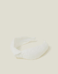 Broderie Knot Headband