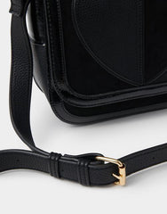 Heart Patch Crossbody Bag