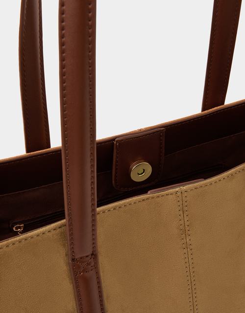 Suedette Tote Bag