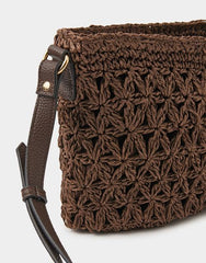 Raffia Crossbody Bag