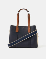 Triple Compartment Shoulder Bag