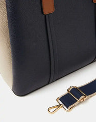 Triple Compartment Shoulder Bag